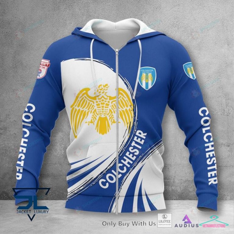 Colchester United Polo Shirt, hoodie - Radiant and glowing Pic dear