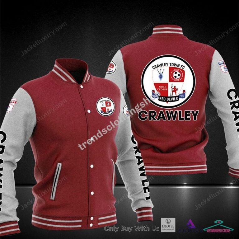 Crawley Town Baseball jacket - Your face is glowing like a red rose