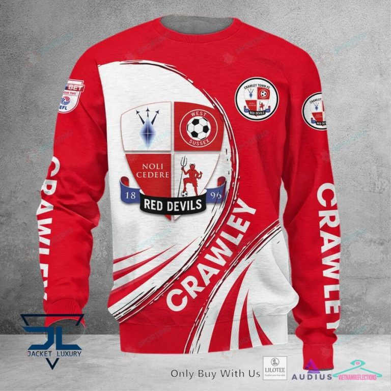 Crawley Town Red Devils Polo Shirt, hoodie - Cutting dash