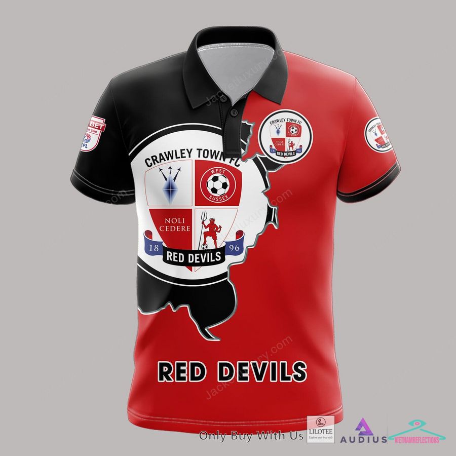 Crawley Town Red Devils Red Polo Shirt, hoodie - She has grown up know