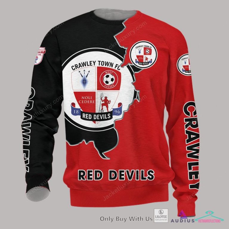 Crawley Town Red Devils Red Polo Shirt, hoodie - Cutting dash