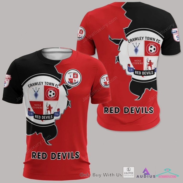 Crawley Town Red Devils Red Polo Shirt, hoodie - Royal Pic of yours