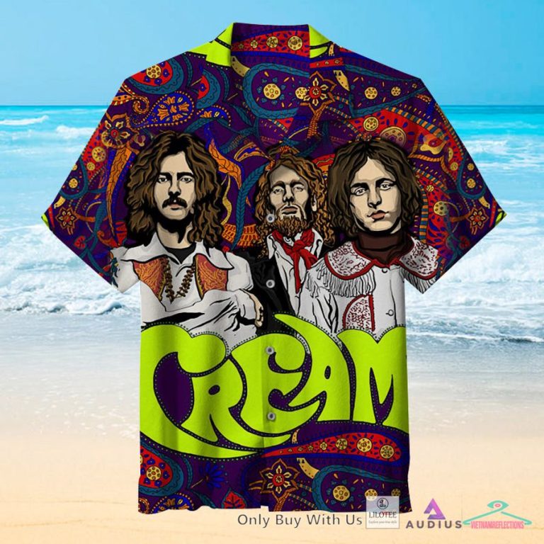 Cream Band Casual Hawaiian Shirt - My favourite picture of yours