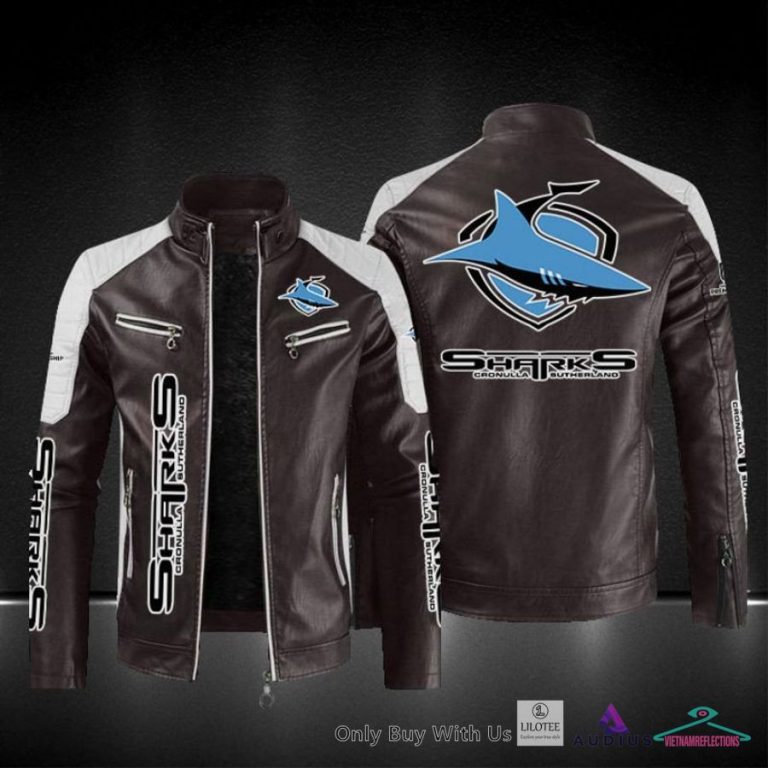 Cronulla Sharks Collar Block Leather - Good look mam