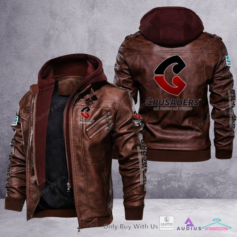 Crusaders Leather Jacket - I love how vibrant colors are in the picture.