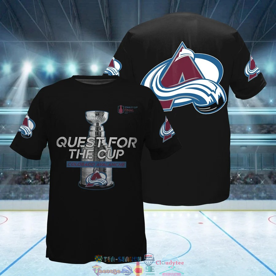 Colorado Avalanche Quest For The Cup 3D Shirt