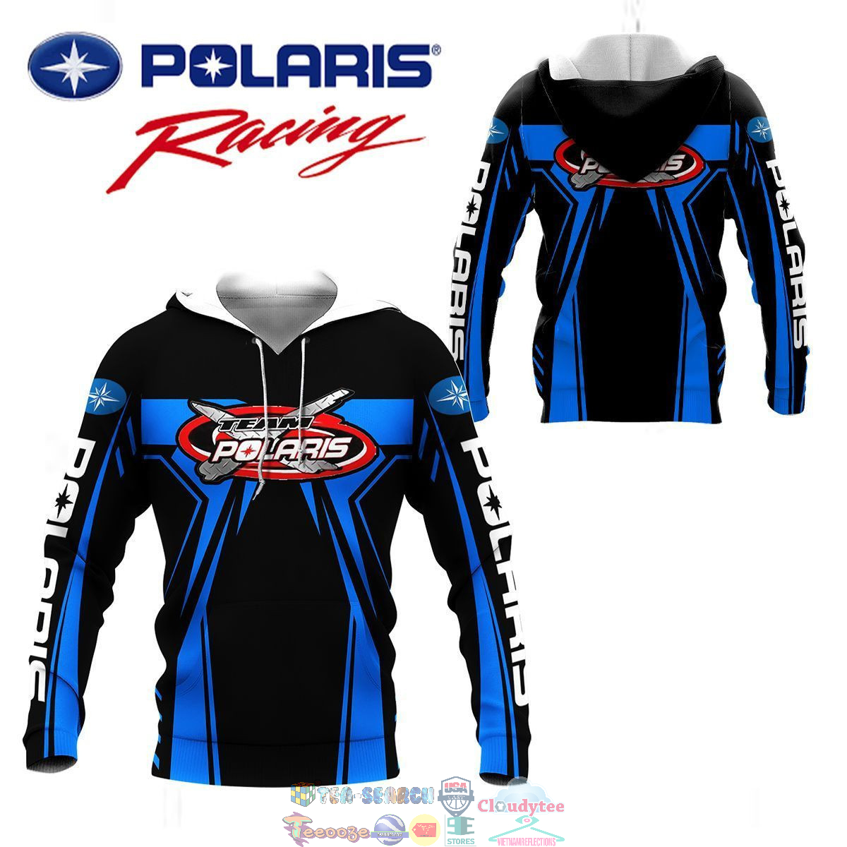 Polaris Racing Team ver 2 3D hoodie and t-shirt
