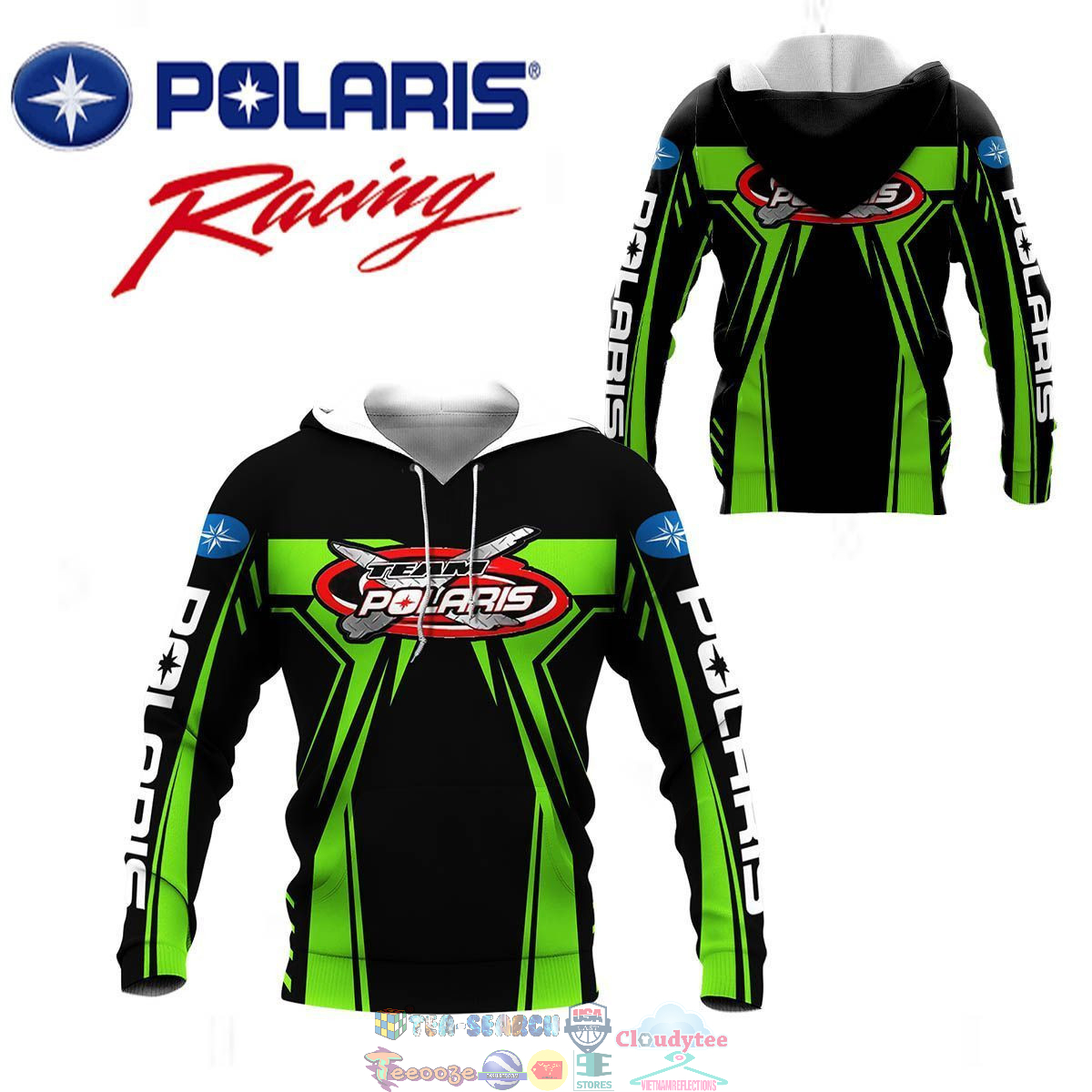 Polaris Racing Team ver 6 3D hoodie and t-shirt