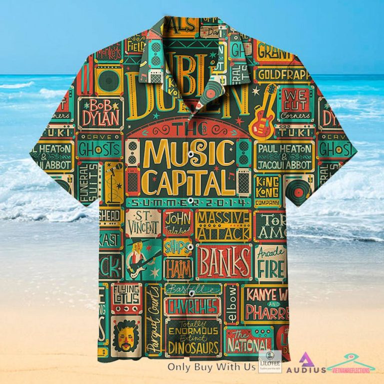 Dublin The Music Capital Casual Hawaiian Shirt - My favourite picture of yours