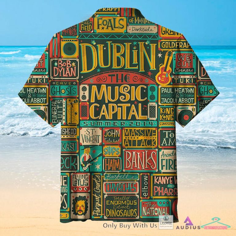 Dublin The Music Capital Casual Hawaiian Shirt - Trending picture dear