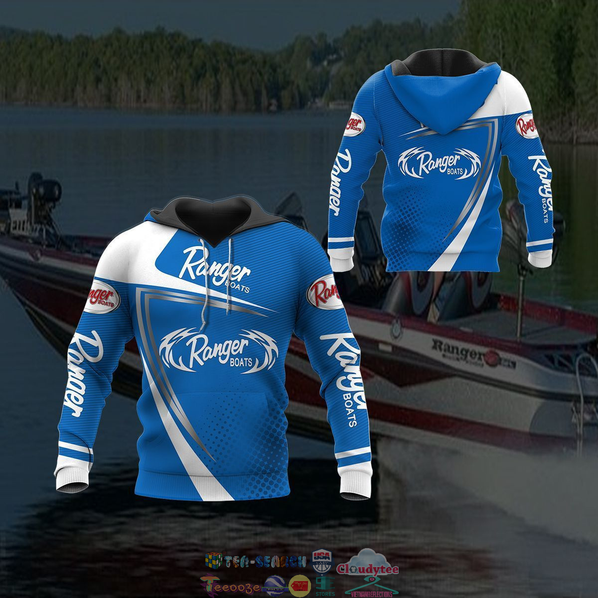 Ranger Boats ver 4 3D hoodie and t-shirt