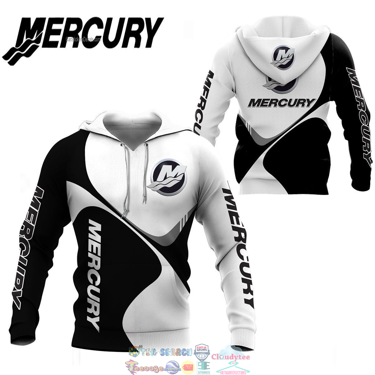 Mercury ver 8 3D hoodie and t-shirt
