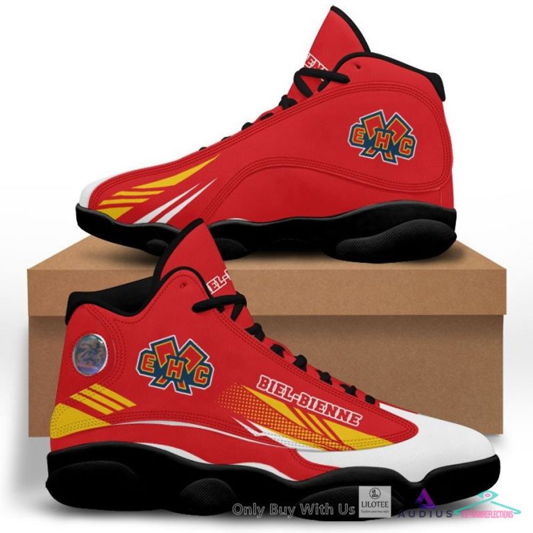 EHC Biel Air Jordan 13 Sneaker - Your face is glowing like a red rose
