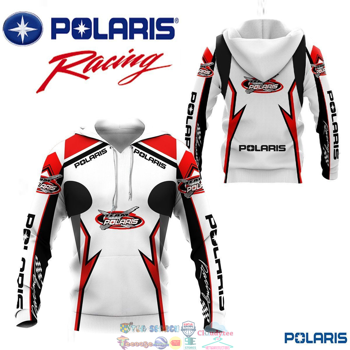 Polaris Racing Team ver 9 3D hoodie and t-shirt