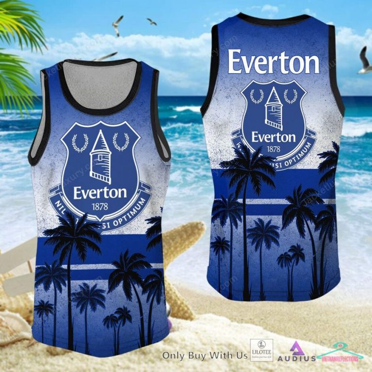 NEW Everton F.C Coconut Hawaiian Shirt, Short 16
