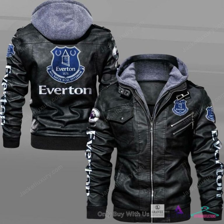 NEW Everton F.C Leather Jacket 3