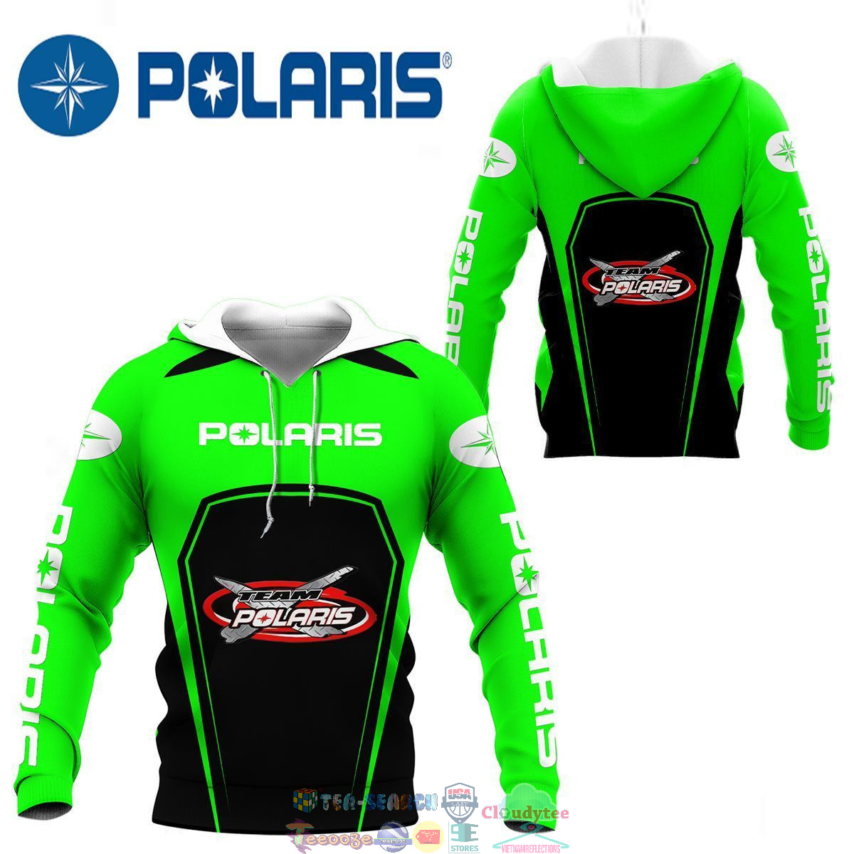 Polaris Racing Team ver 12 3D hoodie and t-shirt
