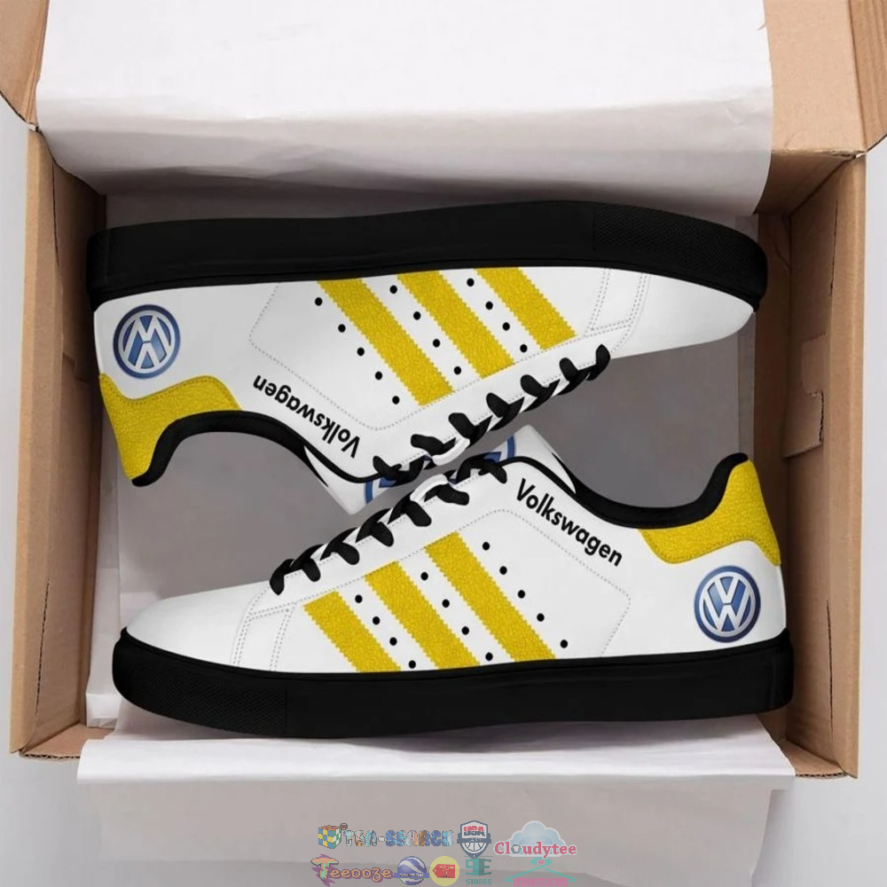 Volkswagen Yellow Stripes Style 2 Stan Smith Low Top Shoes
