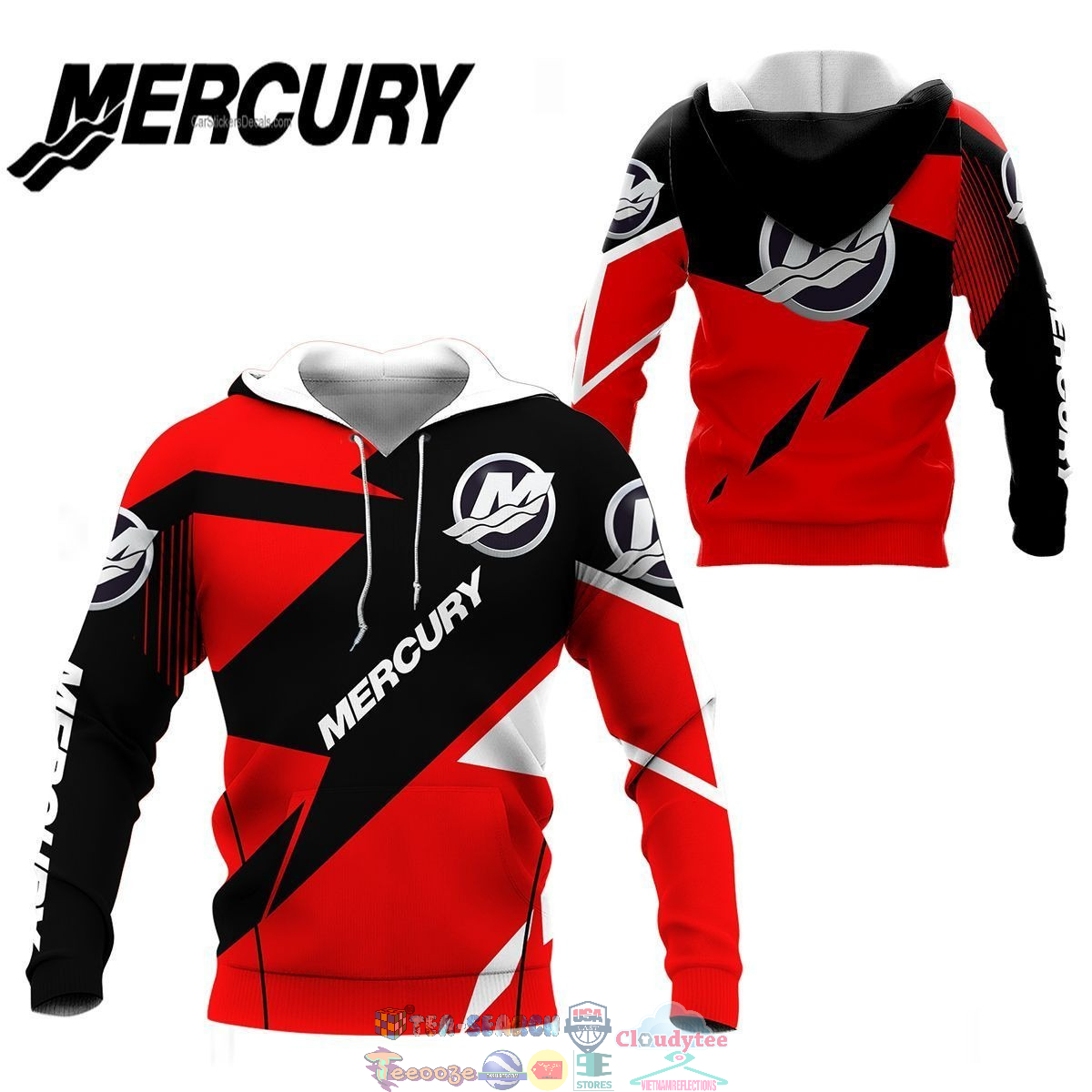 Mercury ver 11 3D hoodie and t-shirt