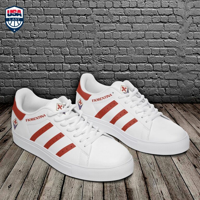 Fiorentina Red Stripes Stan Smith Low Top Shoes - I like your hairstyle