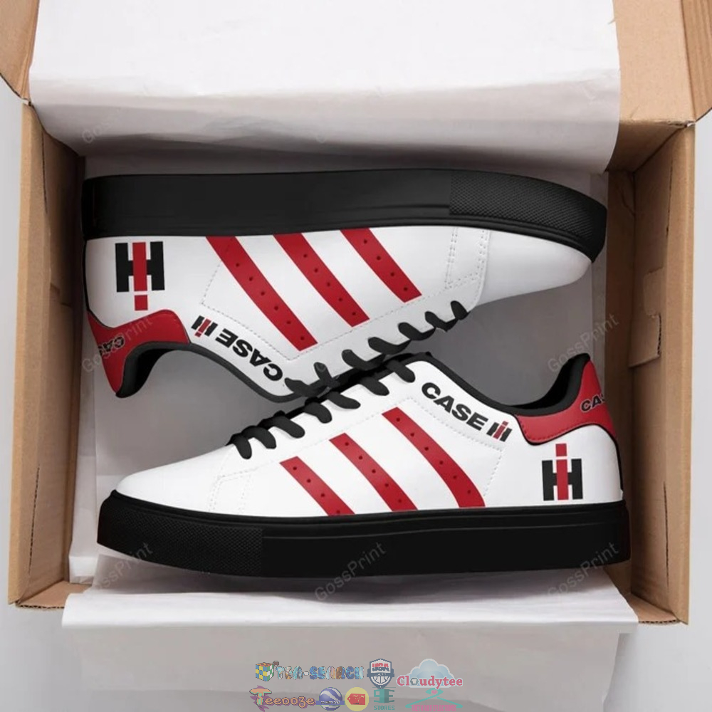 Case IH Red Stripes Style 2 Stan Smith Low Top Shoes