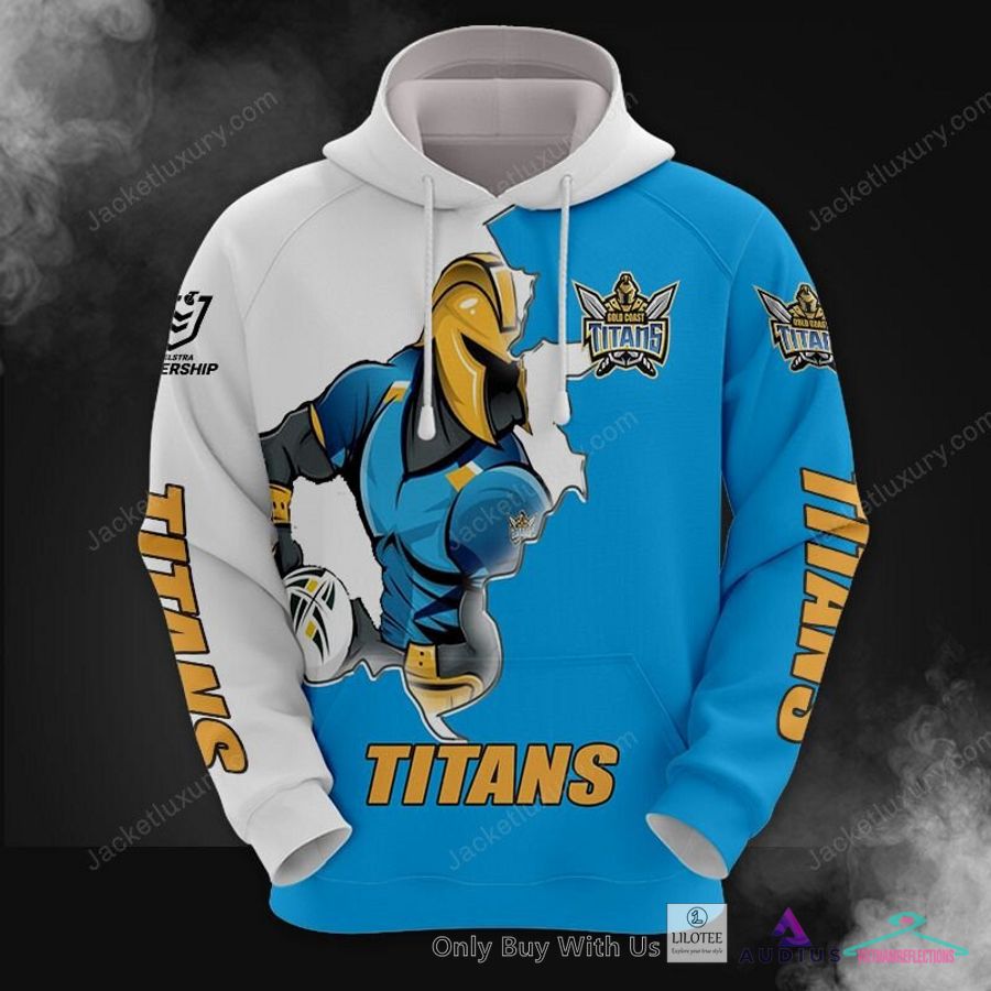 NEW Gold Coast Titans Blue Hoodie, Shirt