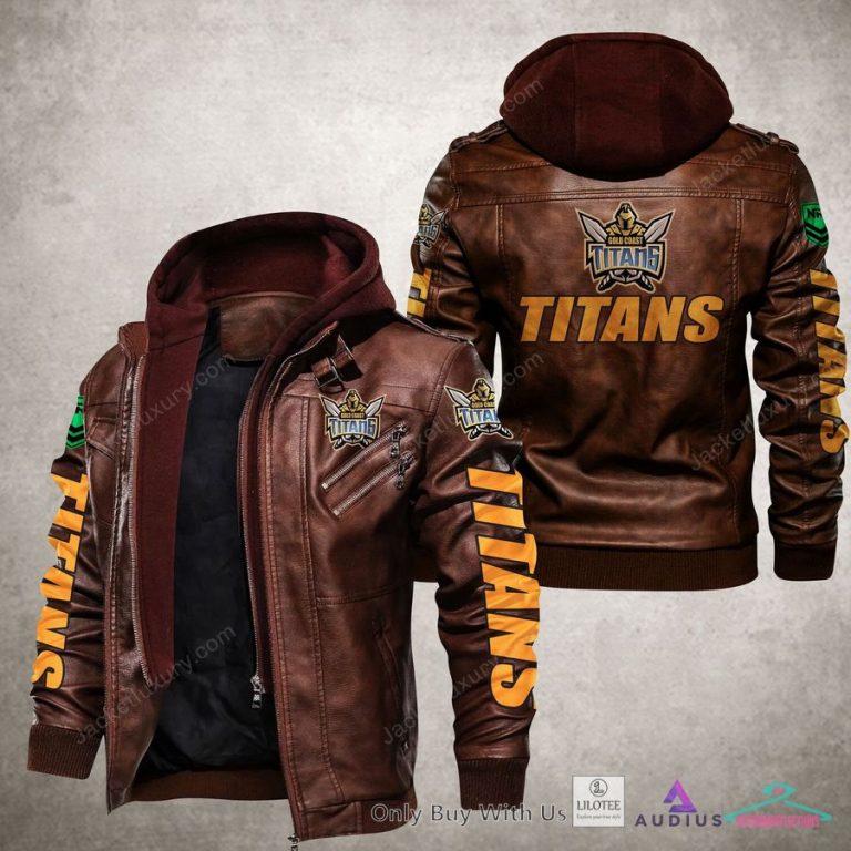 Gold Coast Titans Leather Jacket - Nice shot bro
