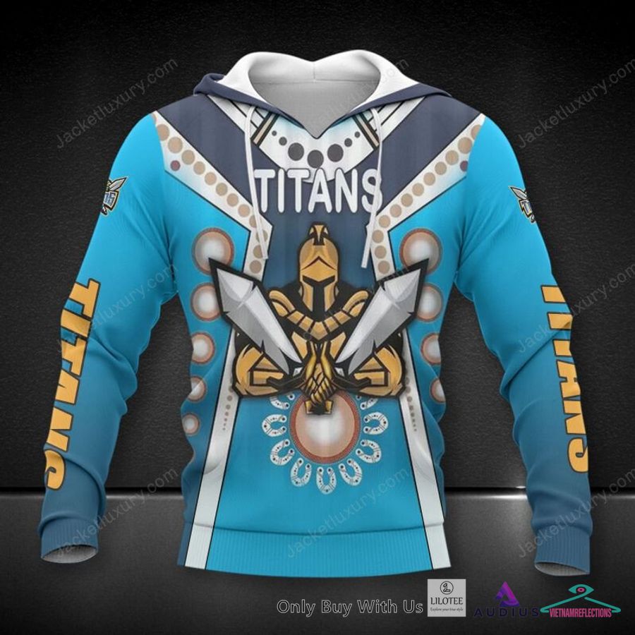 NEW Gold Coast Titans Native American Pattern Hoodie, Shirt