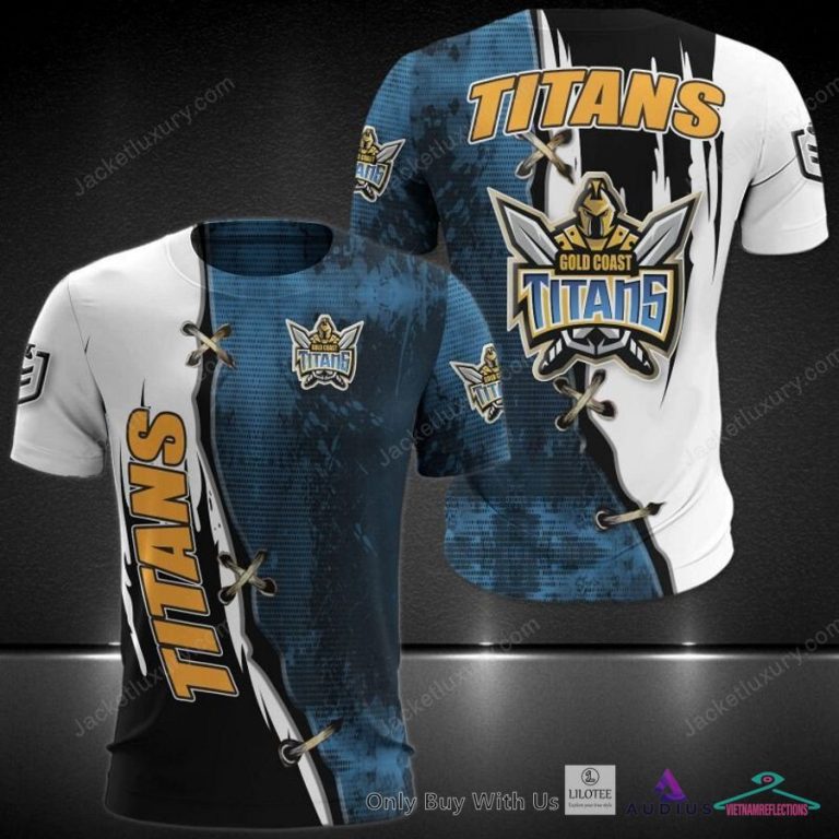 NEW Gold Coast Titans Navy Black Hoodie, Shirt