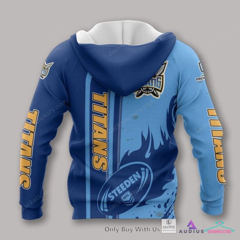 NEW Gold Coast Titans Steeden Blue Hoodie, Shirt
