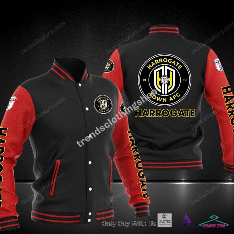 Harrogate Town AFC Baseball jacket - Oh my God you have put on so much!