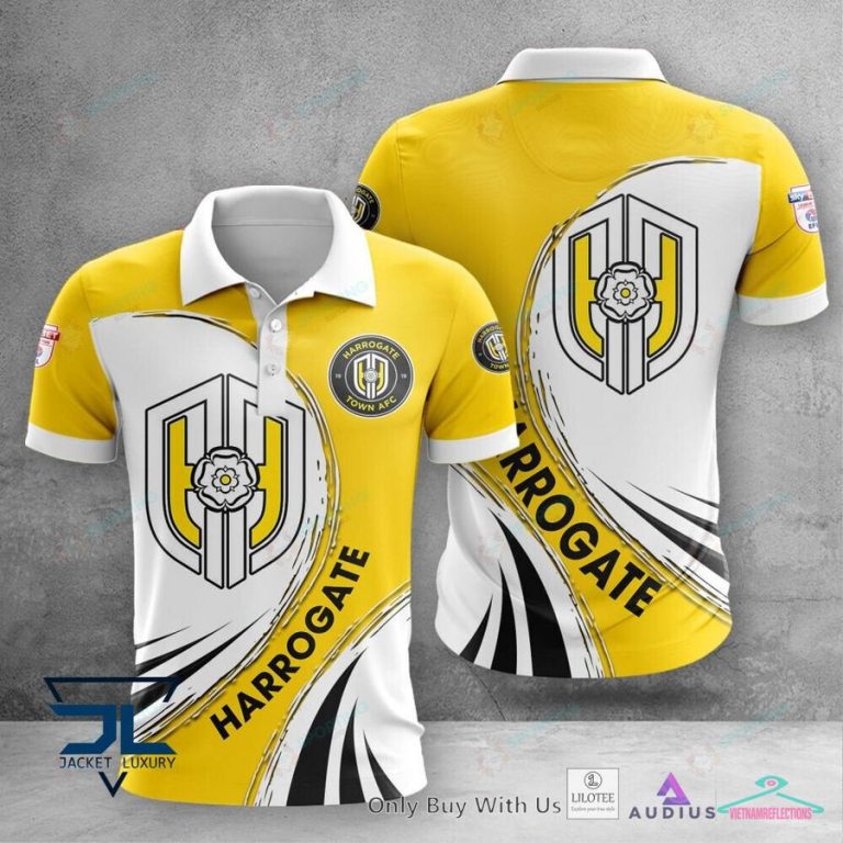 Harrogate Town AFC Yellow white Polo Shirt, hoodie - Wow! This is gracious
