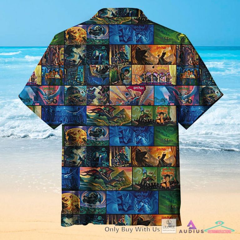 Harry Potter Collage Casual Hawaiian Shirt - You look so healthy and fit
