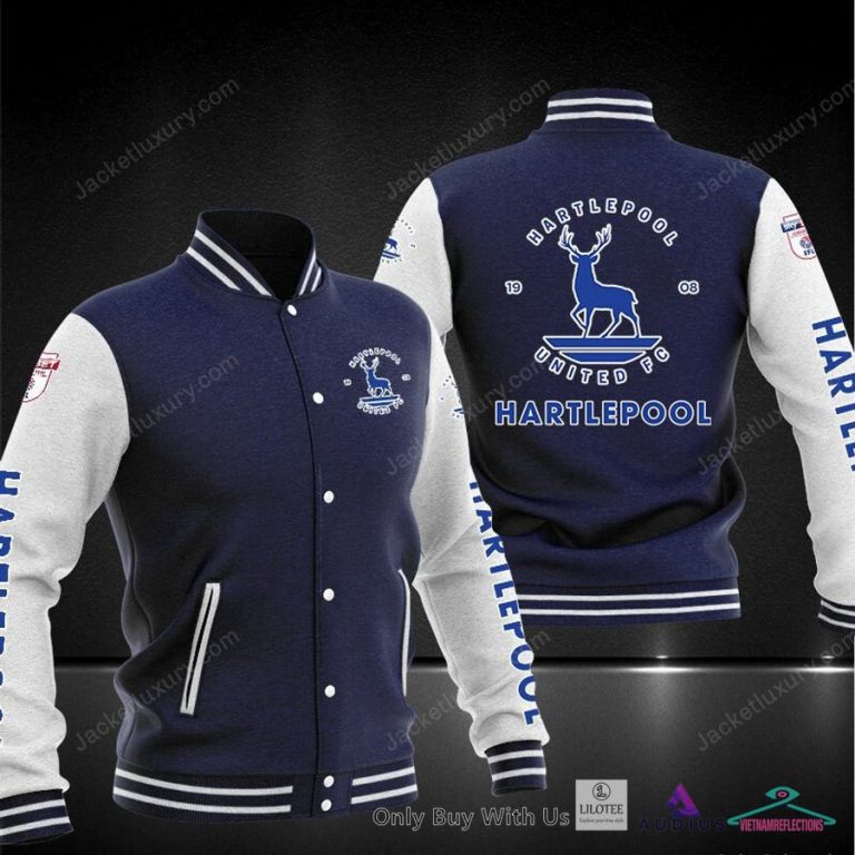 Hartlepool United Baseball jacket - Your face is glowing like a red rose