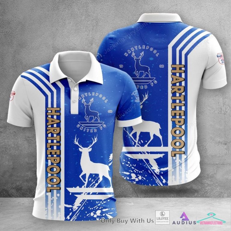 Hartlepool United FC Blue Polo Shirt, hoodie - This place looks exotic.