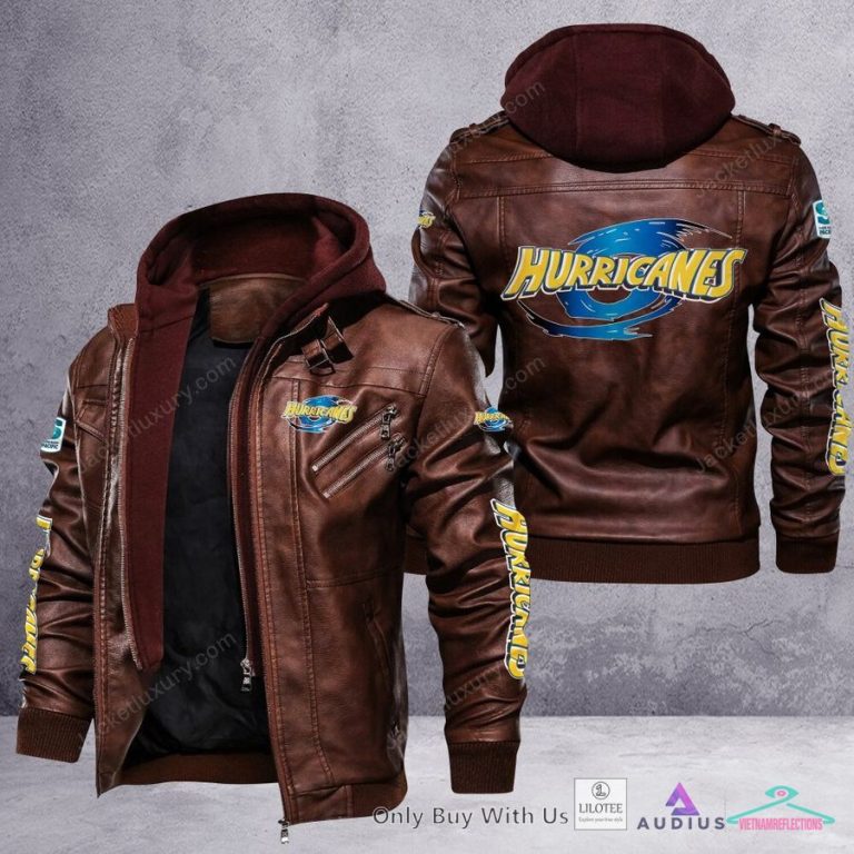 Hurricanes Leather Jacket - Wow! What a picture you click