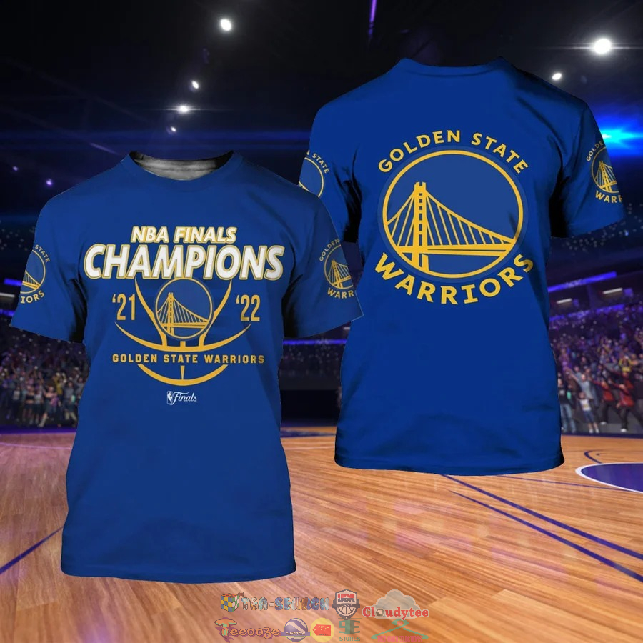 Golden State Warriors NBA Finals Champions 3D Shirt