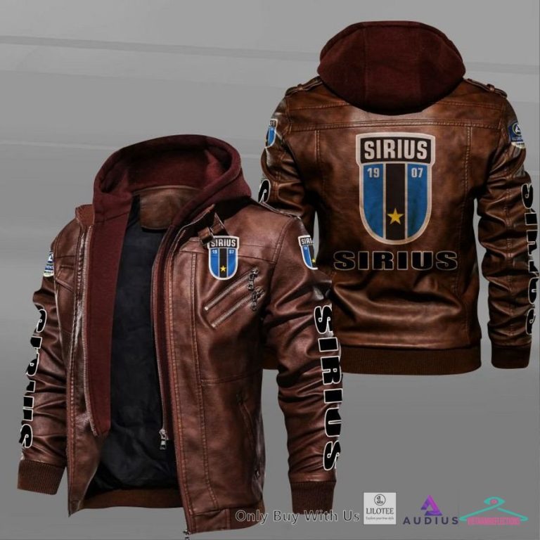 IK Sirius Fotboll Leather Jacket - Cool look bro