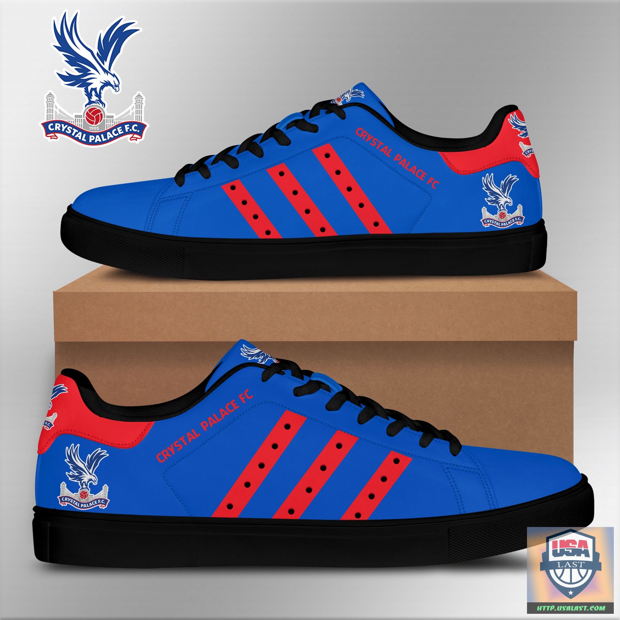 Crystal Palace F.C Skate Low Top Shoes Model 10