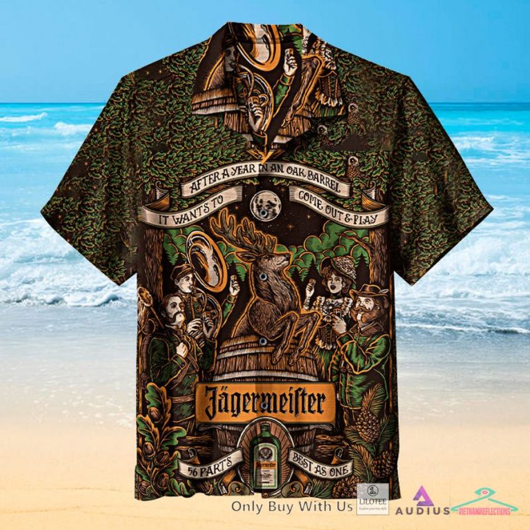 Jagermeister Casual Hawaiian Shirt - You look too weak
