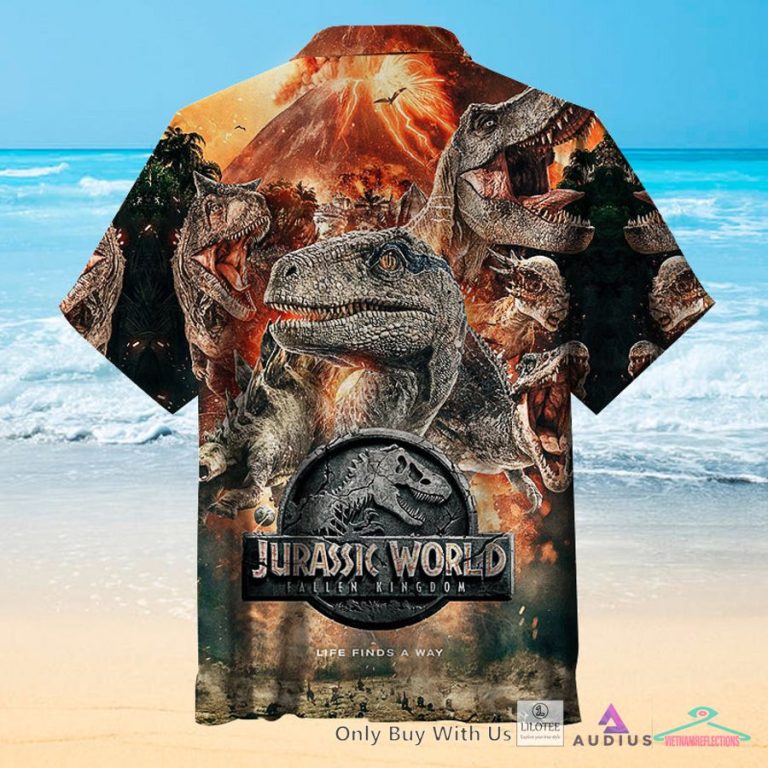 Jurassic World Fallen Kingdom Casual Hawaiian Shirt - Long time
