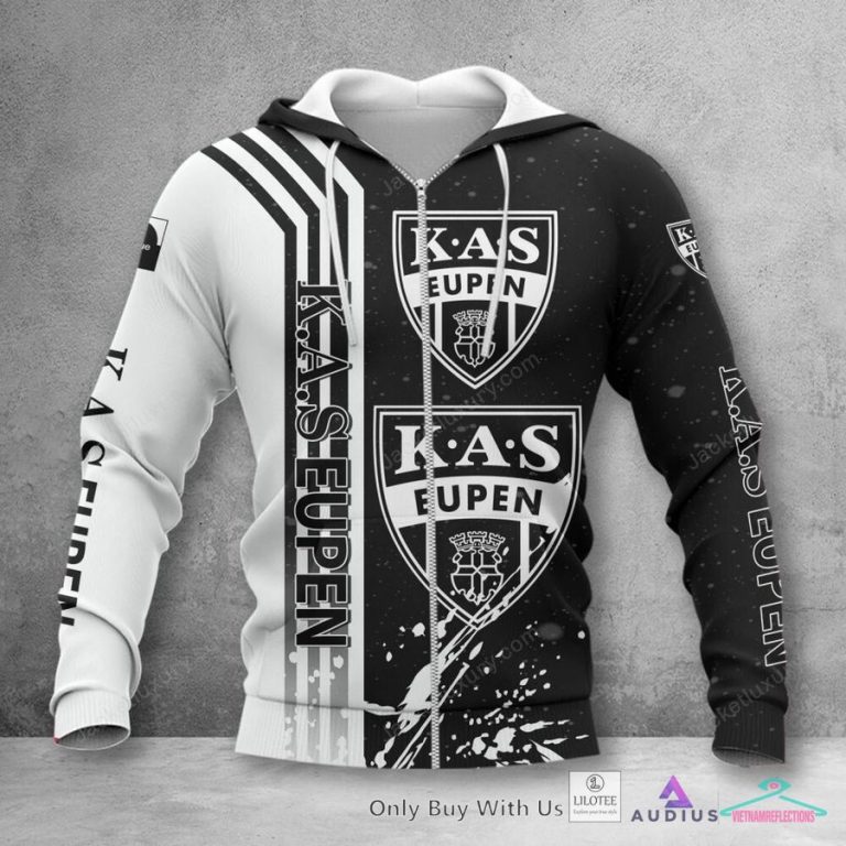 K.A.S. Eupen Black White Hoodie, Shirt - You look so healthy and fit
