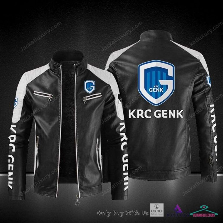 K.R.C. Genk Block Leather Jacket - Hey! You look amazing dear