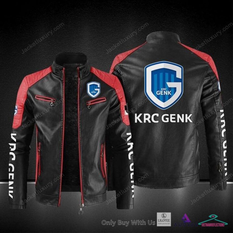 K.R.C. Genk Block Leather Jacket - Good look mam