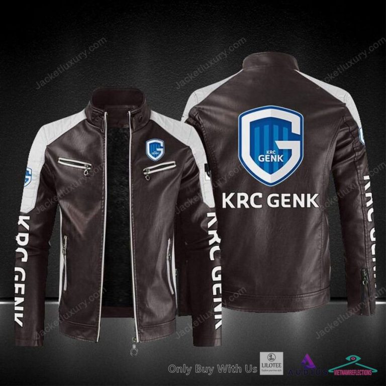 K.R.C. Genk Block Leather Jacket - This picture is worth a thousand words.