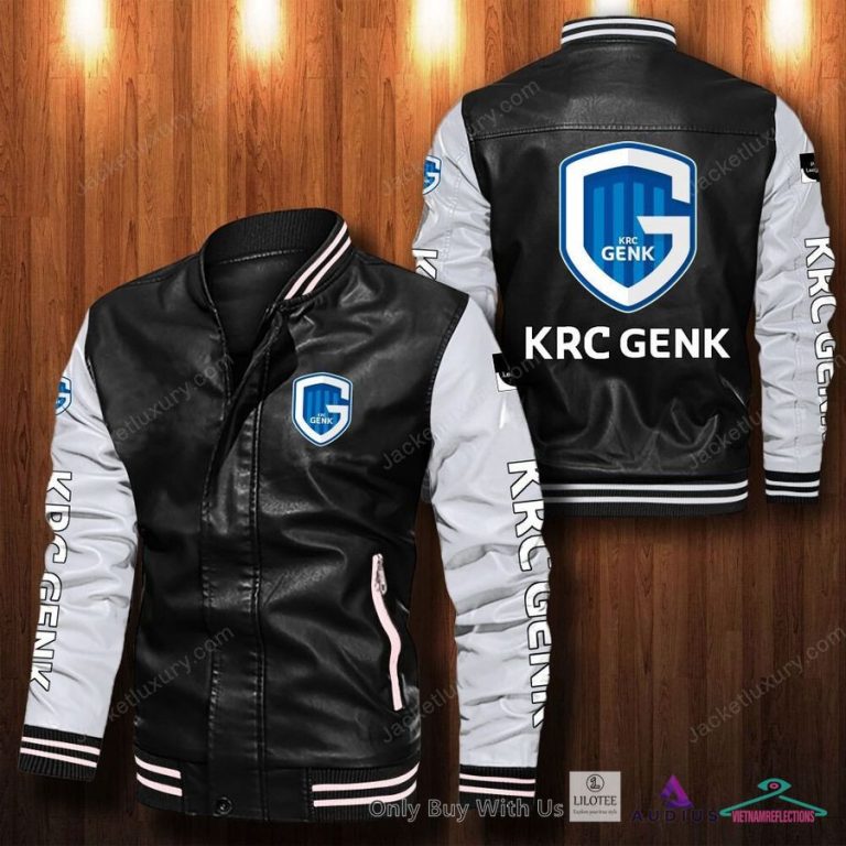 K.R.C. Genk Bomber Leather Jacket - Nice shot bro