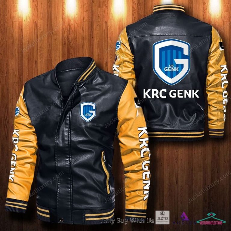 K.R.C. Genk Bomber Leather Jacket - You look so healthy and fit