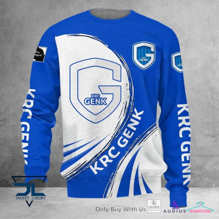 K.R.C. Genk White Hoodie, Shirt - You look insane in the picture, dare I say