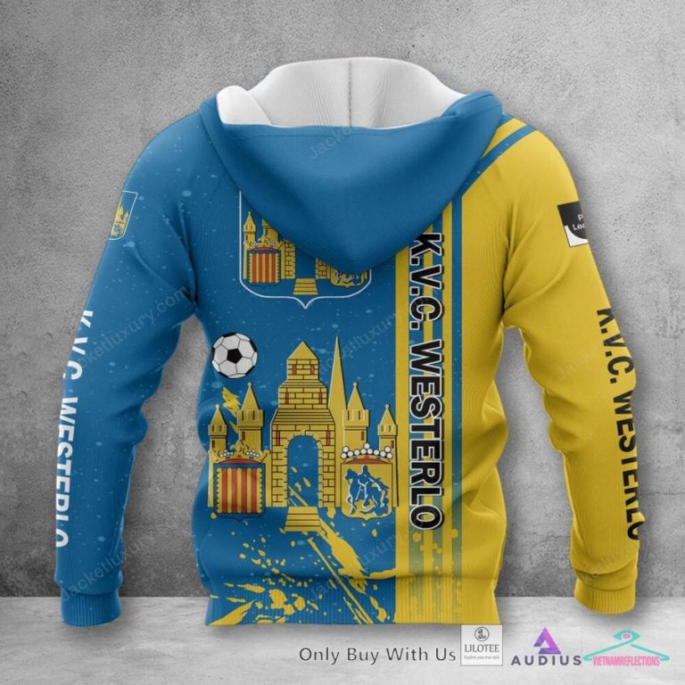 K.V.C. Westerlo Blue and yellow Hoodie, Shirt - Rejuvenating picture