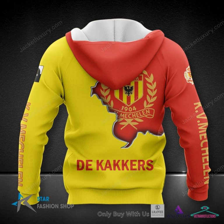 K.V. Mechelen yellow red Hoodie, Shirt - Your face is glowing like a red rose
